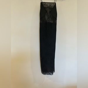 Lulus Black cutout lace dress size s